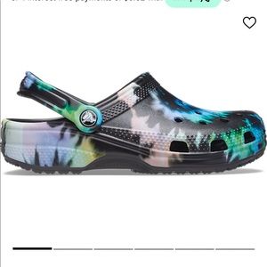 New Crocs. Worn one day only. Cute design!